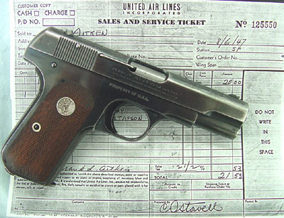 Colt Model M "Property of U.A.L."